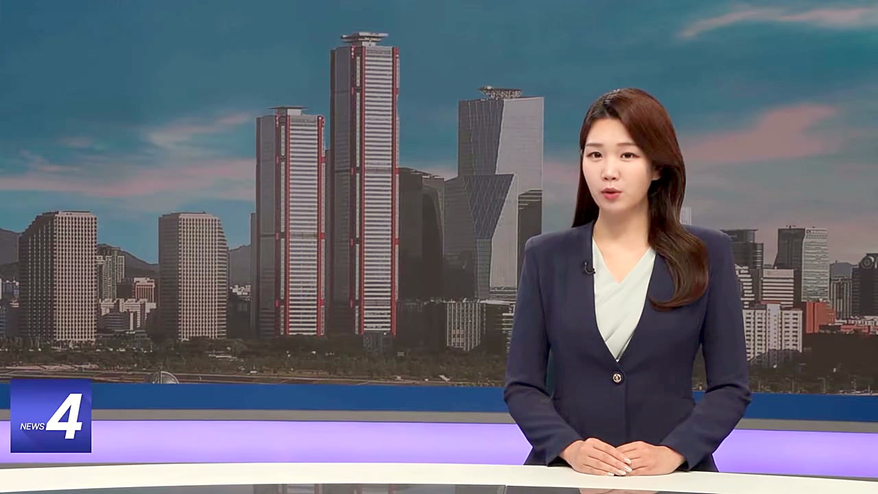 생성형 AI 아나운서가 진행하는 지방자치TV news4 화면 (출처: 지방자치TV YouTube)